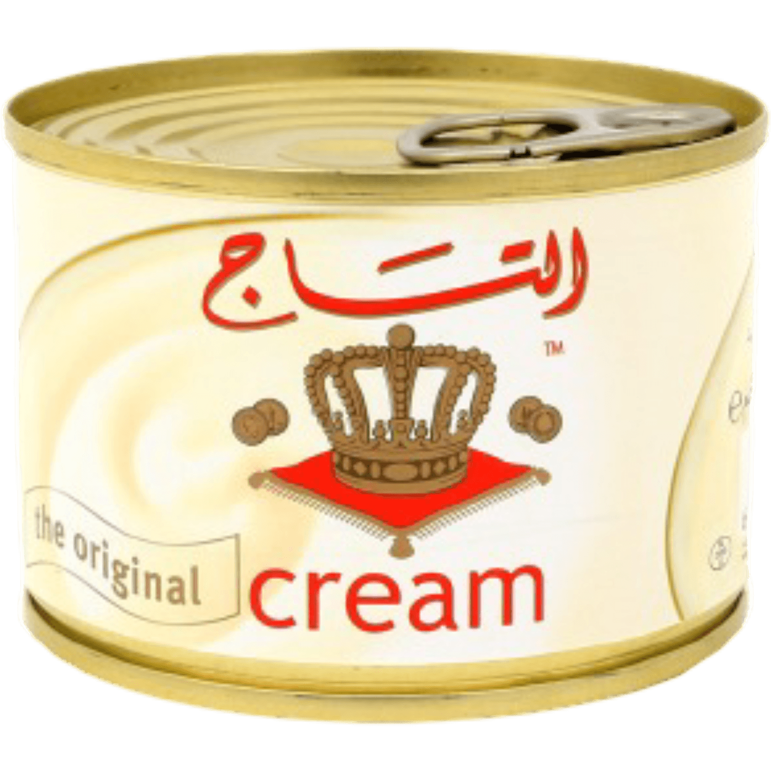 التاج الذهبي - القشطة الاصلية - 155 غرام - حليب مبخر ومبيضات قهوة - (155G) - (EA1)