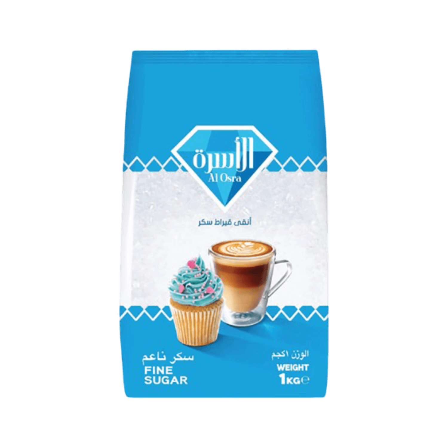 الأسرة - سكر ناعم - 1 كيلو - سكر - (1KG) - (EA1)
