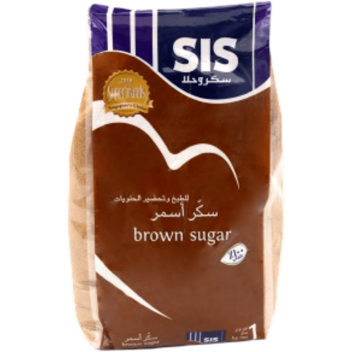 إس آي إس - سكر وحلا سكر أسمر - 1 كيلو - سكر - (1KG) - (EA1)