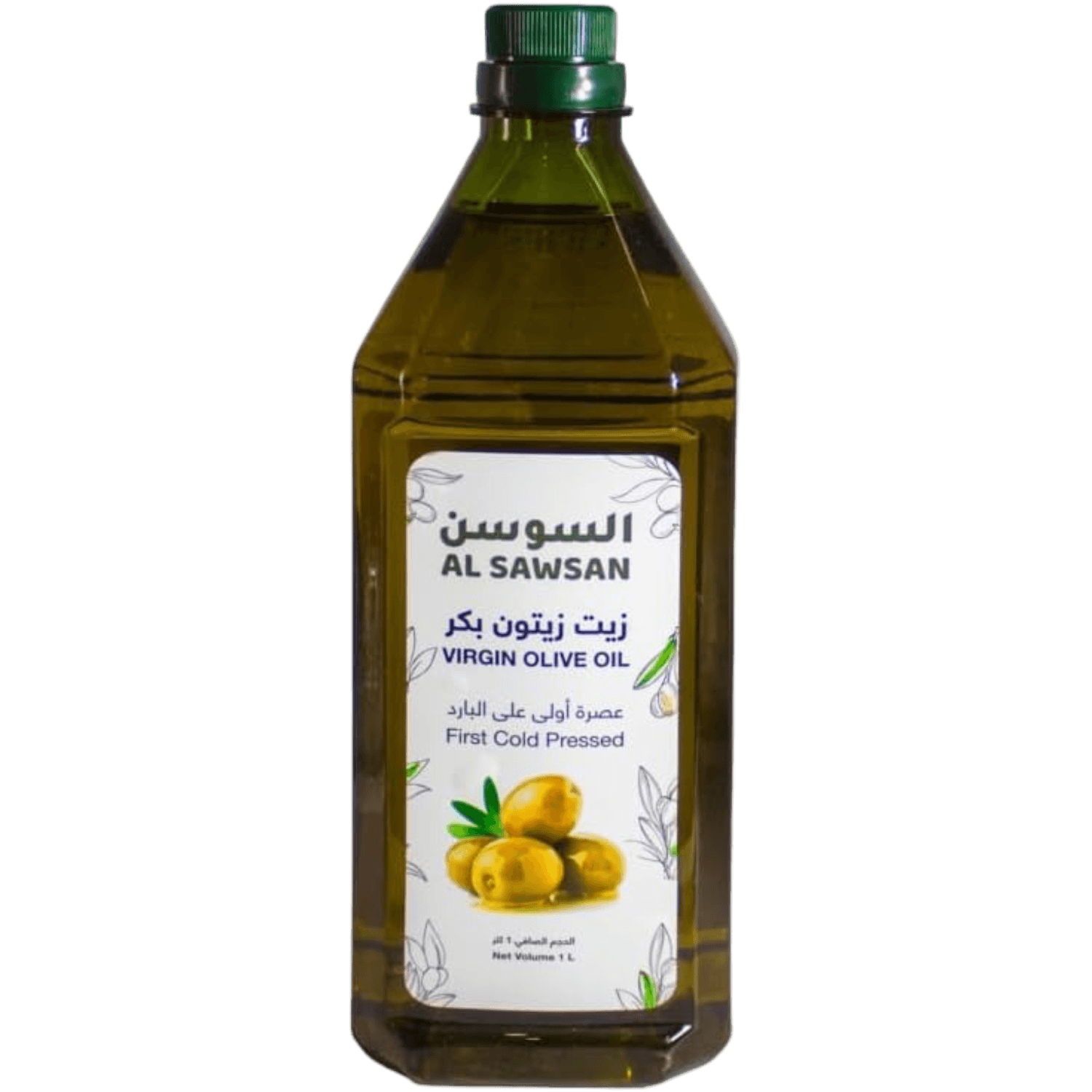 السوسن - زيت زيتون بكر عصرة اولى على البارد 1 لتر - زيت زيتون - (1L) - (EA1)