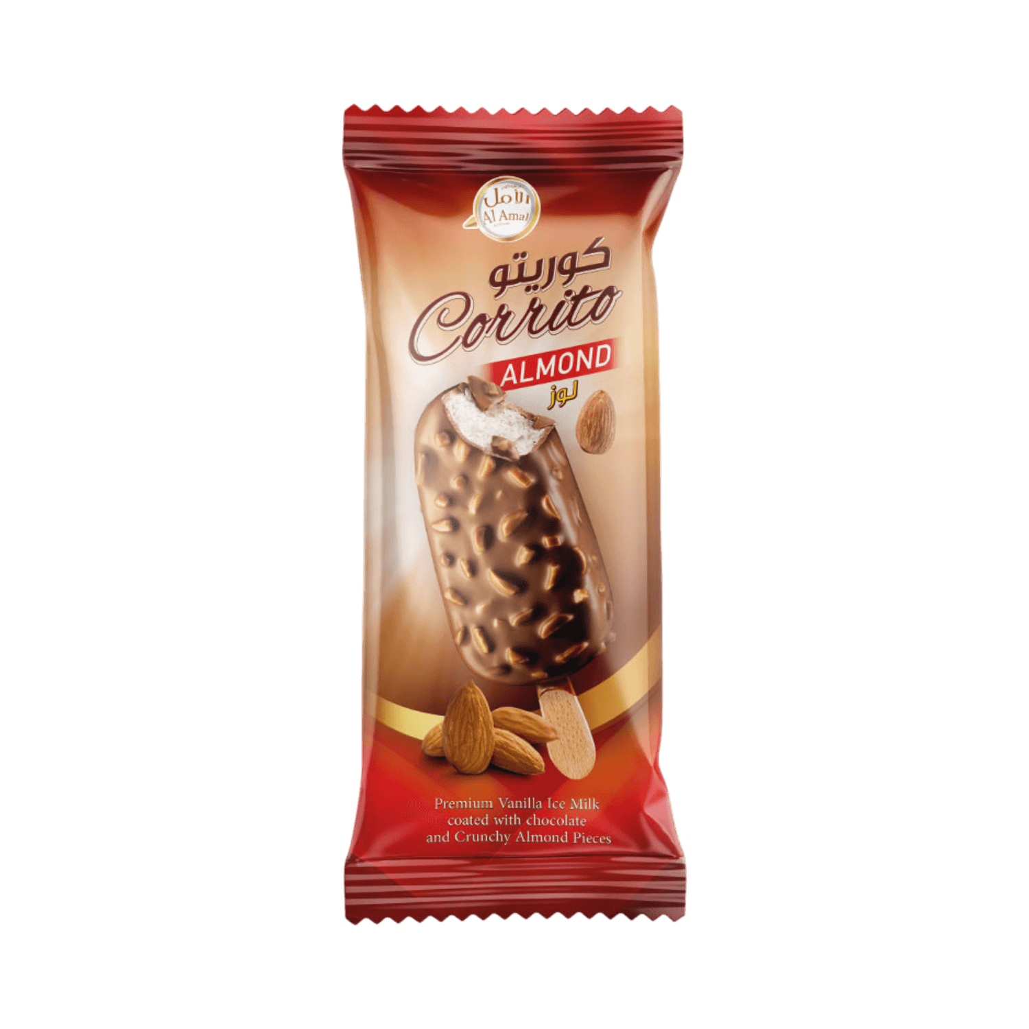 الامل عود لوز 100مل - آيس كريم وحلويات مجمدة - (100ML) - (EA1)