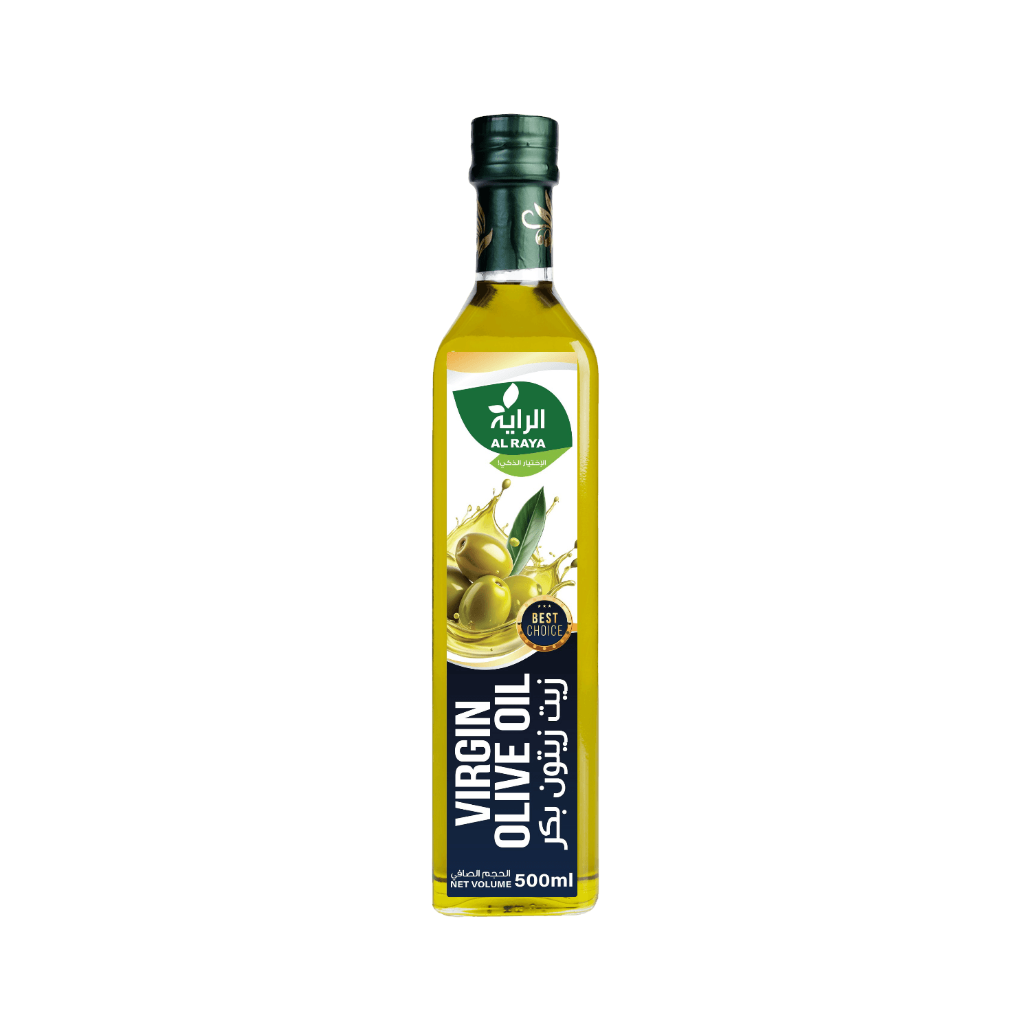 الراية زيت زيتون بكر سوري 500ج - زيت زيتون - (500ML) - (EA1)