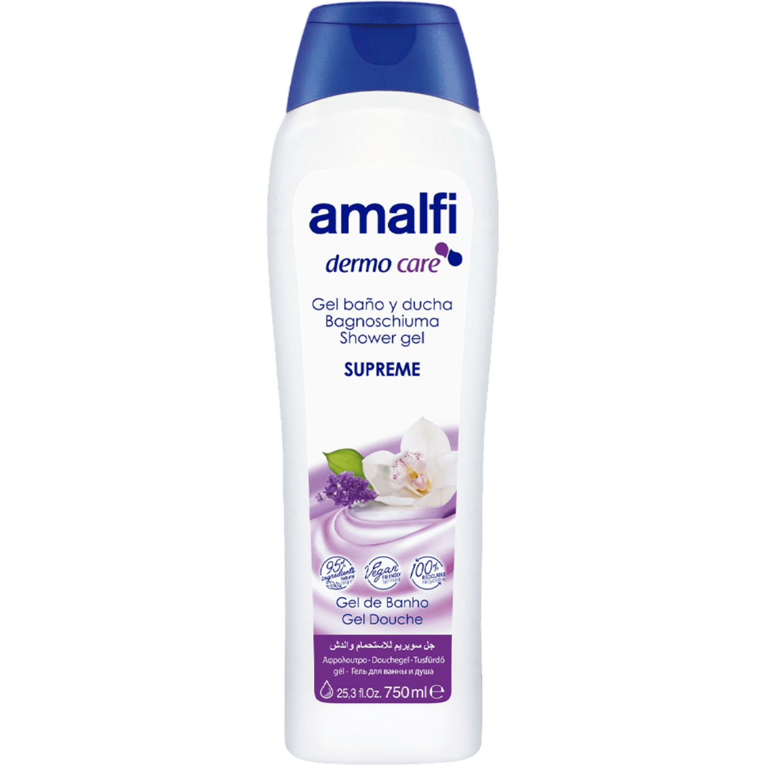 أمالفي سائل استحمام سوبريم 750 مل - غسول جسم - (750ML) - (EA1)