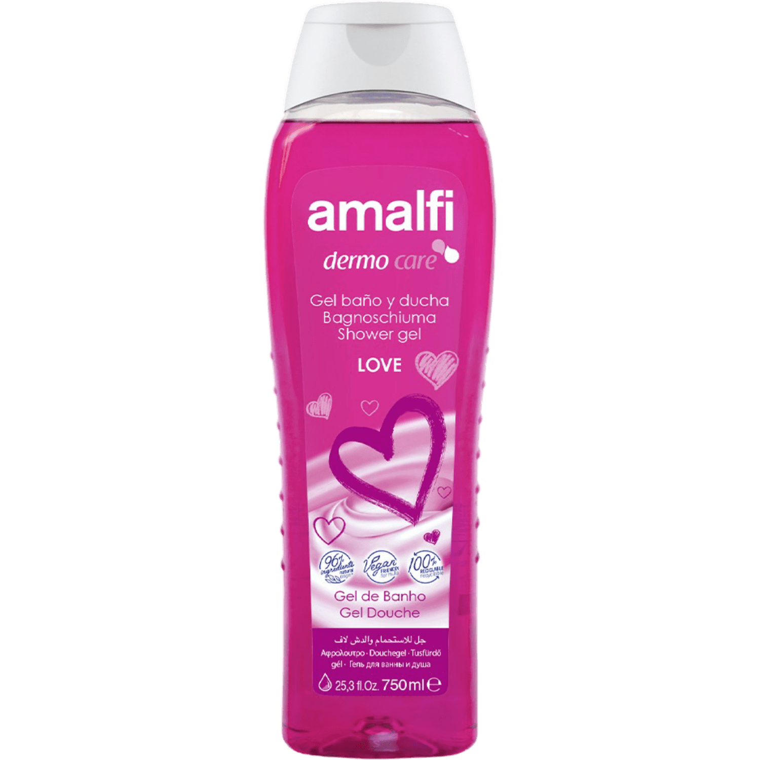 أمالفى جل الأستحمام لوف 750 مل - غسول جسم - (750ML) - (EA1)